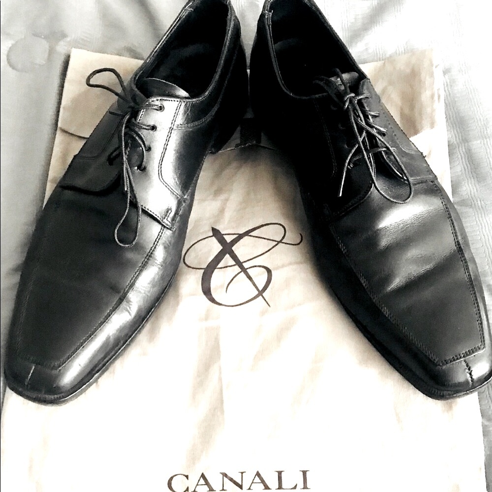 Canali split toe oxfords
